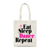 Rhapsody Studios Tote Bag - Eat, sleep, dance, repeat